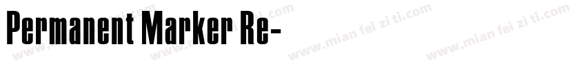 Permanent Marker Re字体转换
